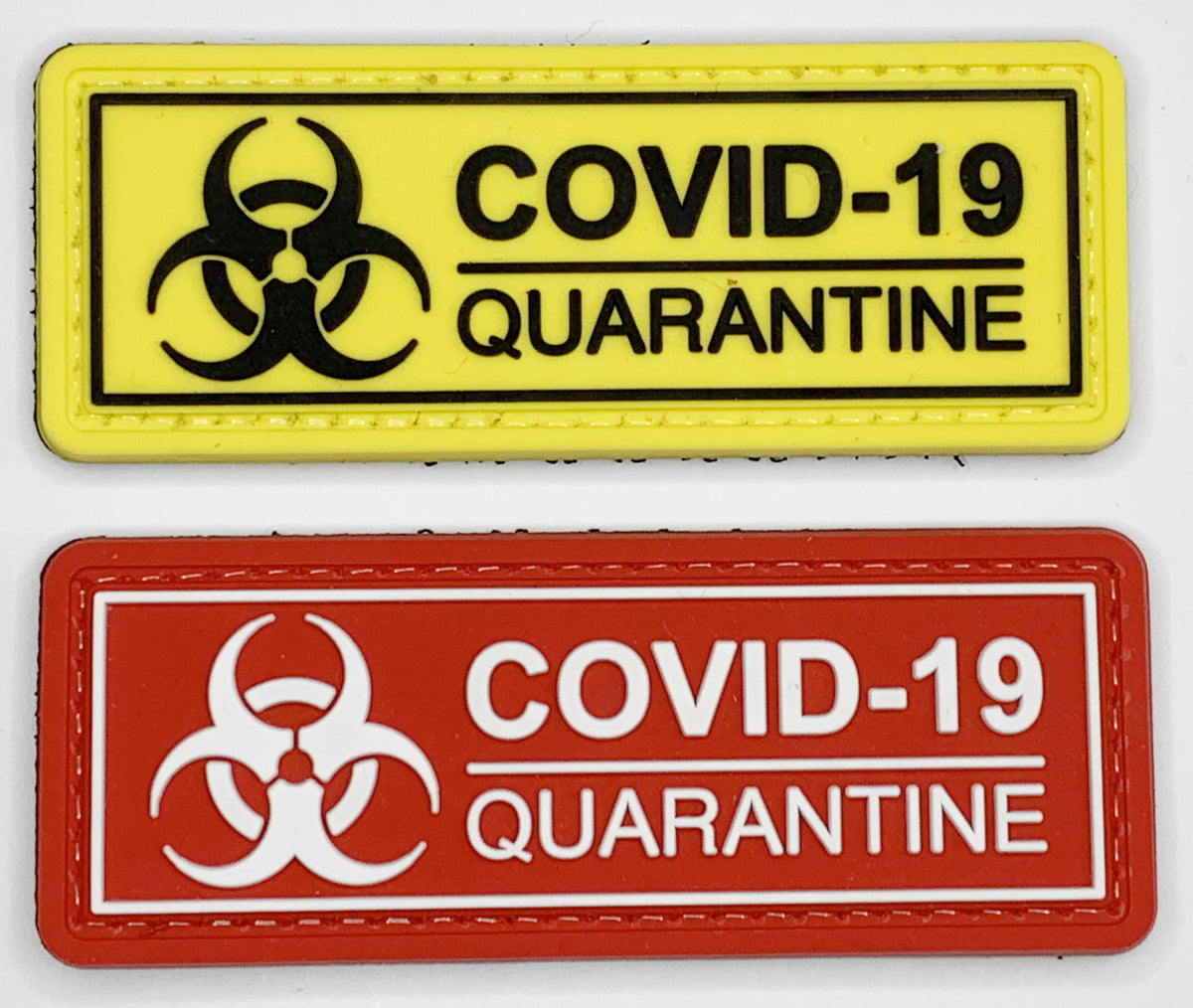 COVID-19 Quarantine PVC Patch