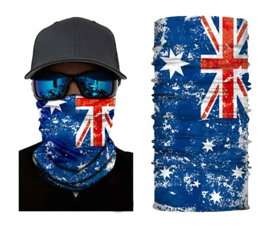 AUSSIE FLAG Fitted Neck Gaiter