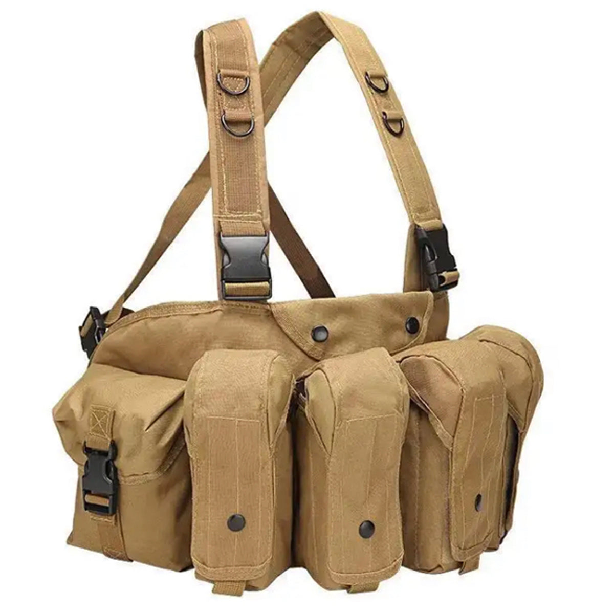 Assault Vest Lightweight The multi-functional assault MOLLE system combat vest is made of 600D waterproof oxford cloth. The fabric has high precision and strong functionality which is more suitable for outdoor activities. Great for Military, cadets, airsoft and other outdoor activities www.moralepatches.com.au