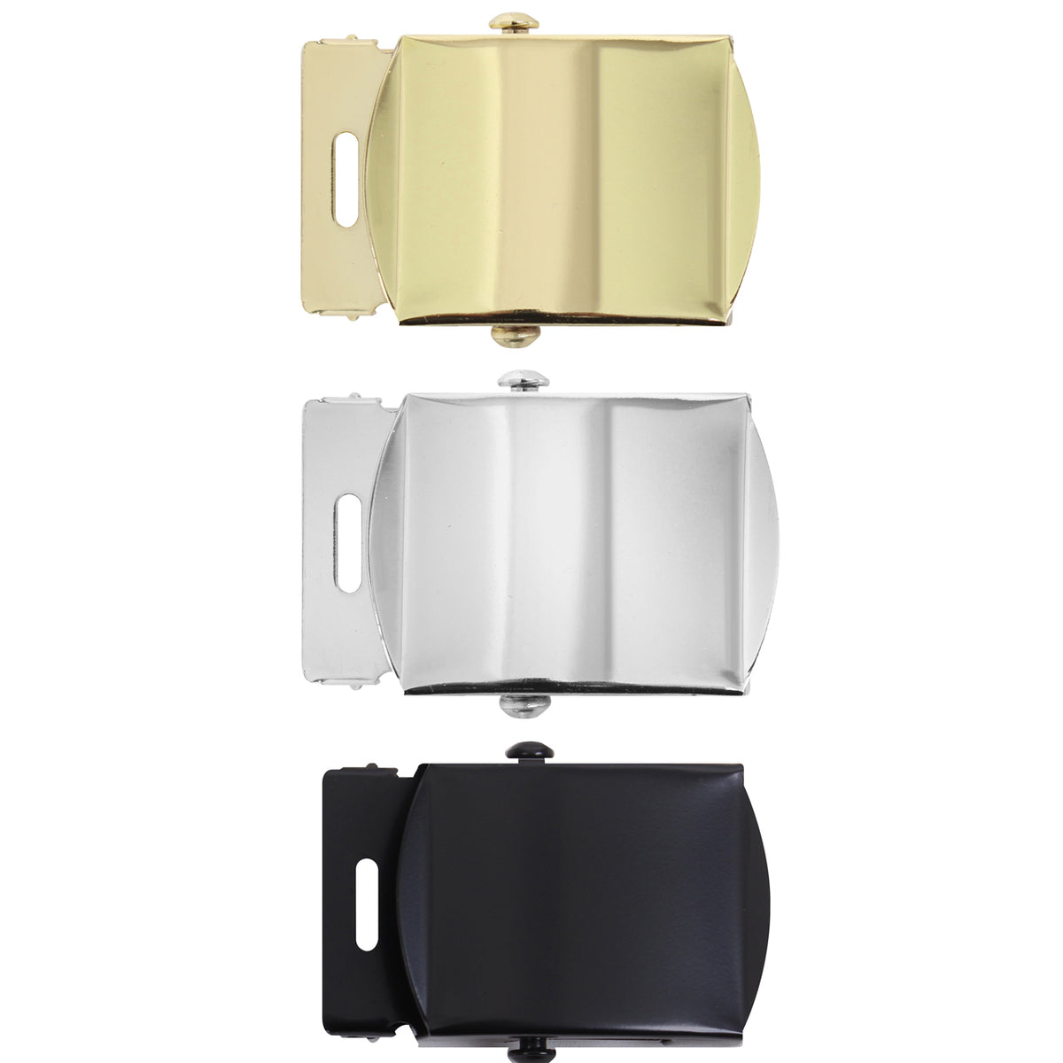 Belt Buckle Replacements For Rothco's Military Web Belt Colours: Gold, Silver, Black www.moralepatches.com.au