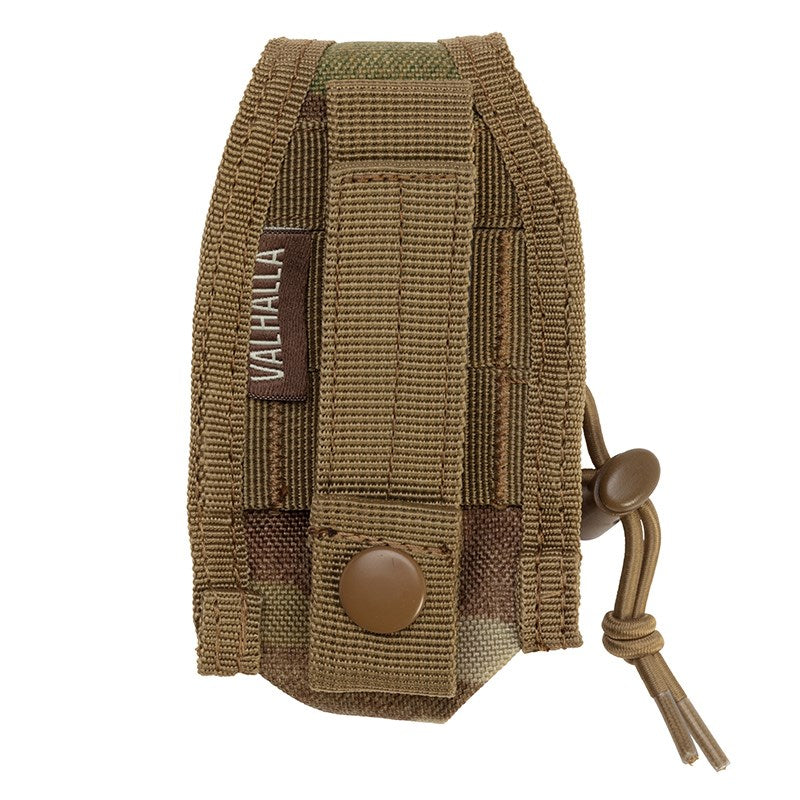 The VALHALLA HHR (Handheld Radio) Pouch is made to hold any smaller sized communication device out in the field securely. Designed for all tactical and Law Enforcement operators with smaller communication devices to mount onto the MOLLE platform.