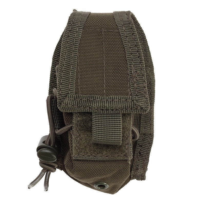 The VALHALLA HHR (Handheld Radio) Pouch is made to hold any smaller sized communication device out in the field securely. Designed for all tactical and Law Enforcement operators with smaller communication devices to mount onto the MOLLE platform.