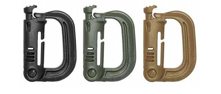 D TYPE ITW CARABINER SAFETY BUCKLE MOLLE WEBBING