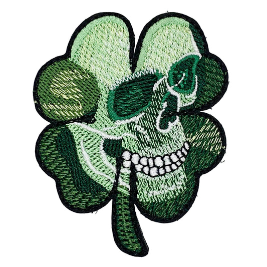 Irish Luck Patch Hook & Loop.   Size: 6.5x8cm   HOOK AND LOOP BACKED PATCH(BOTH PROVIDED)