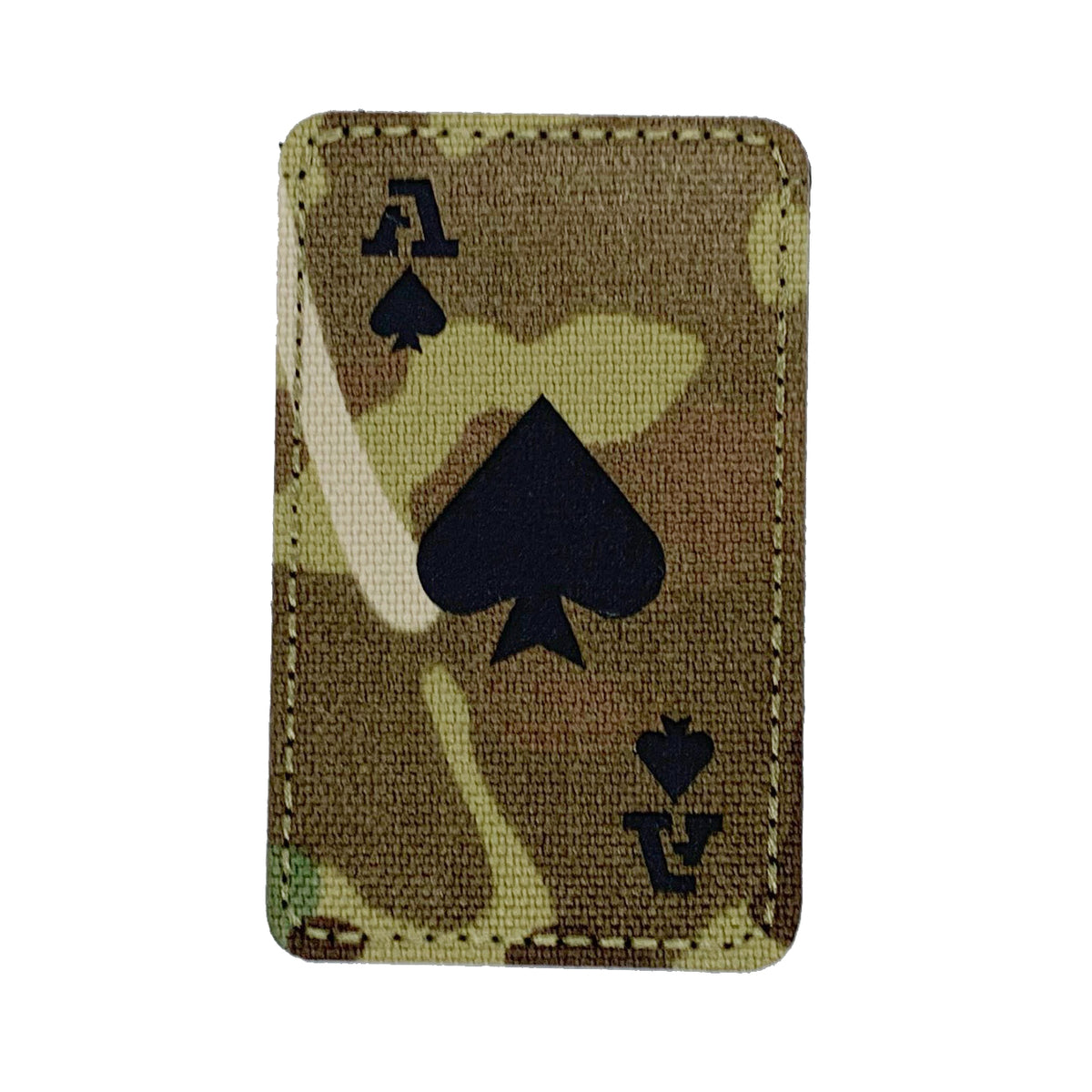 Ace Camo Laser Cut Patch Hook & Loop.   Size: 5x8cm   HOOK AND LOOP BACKED PATCH(BOTH PROVIDED)