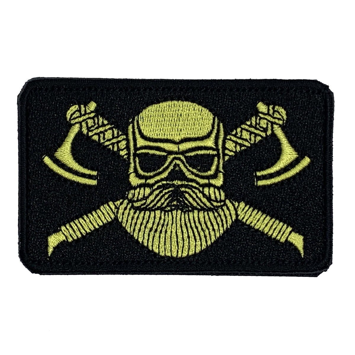 Viking Axes Velcro Backed Patch Size: 8x5cm by www.moralepatches.com.au