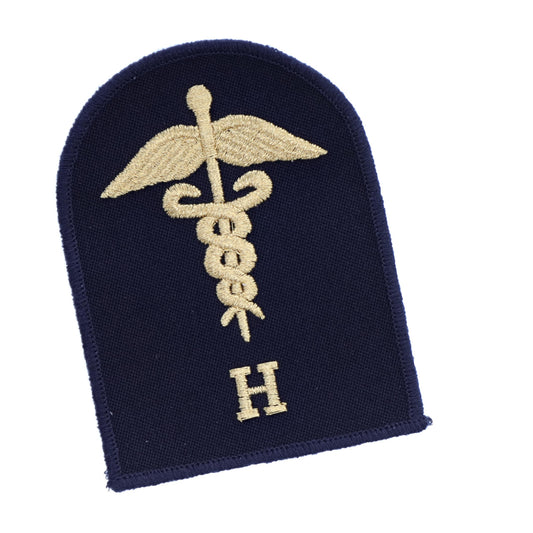 Perfectly sized, this Medical Hygiene Inspector Badge has embroidered details ready for wear  Specifications:  Material: Embroidered details Colour: Black, gold
