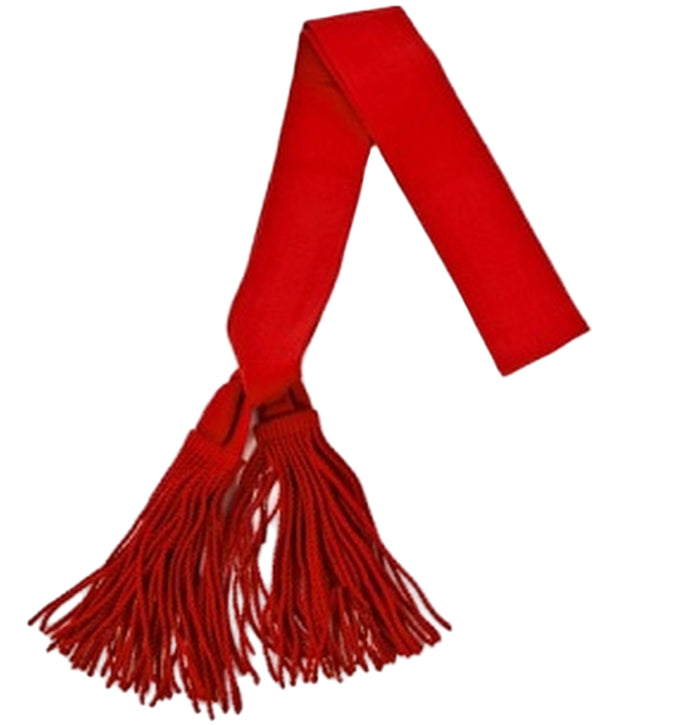 CEREMONIAL DRESS ITEM  Army Scarlet Shoulder Sash  Small 62.5cm  Medium 69.5cm  Large 74.5cm  X Large 79.5cm www.moralepatches.com.au