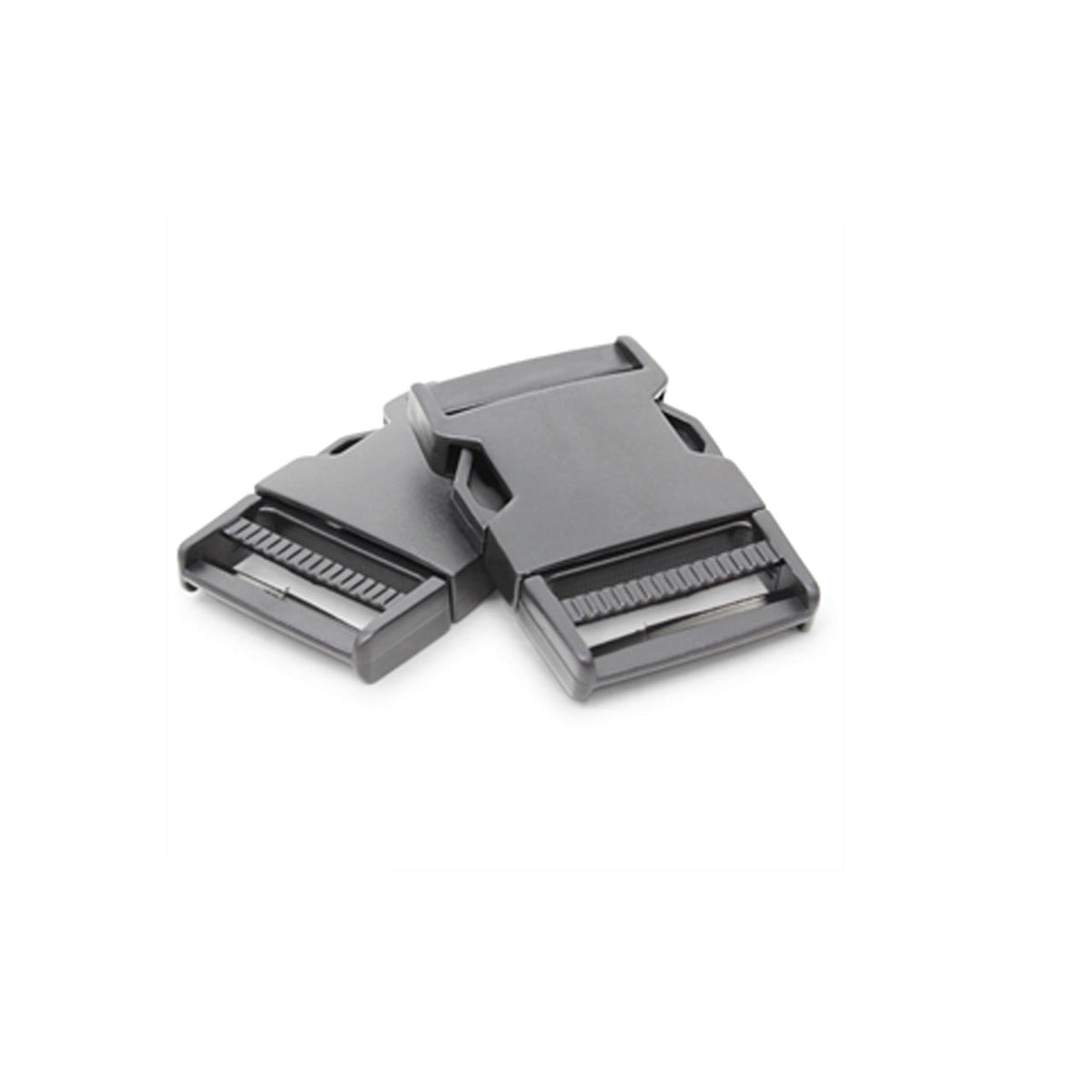 This replacement side release buckle is perfect for your essentials.   At 38mm across, feed in your strap and your old belt or bag is ready to go!      38mm      Side release     Great for recycling old products       x2 buckles in a pack www.moralepatches.com.au
