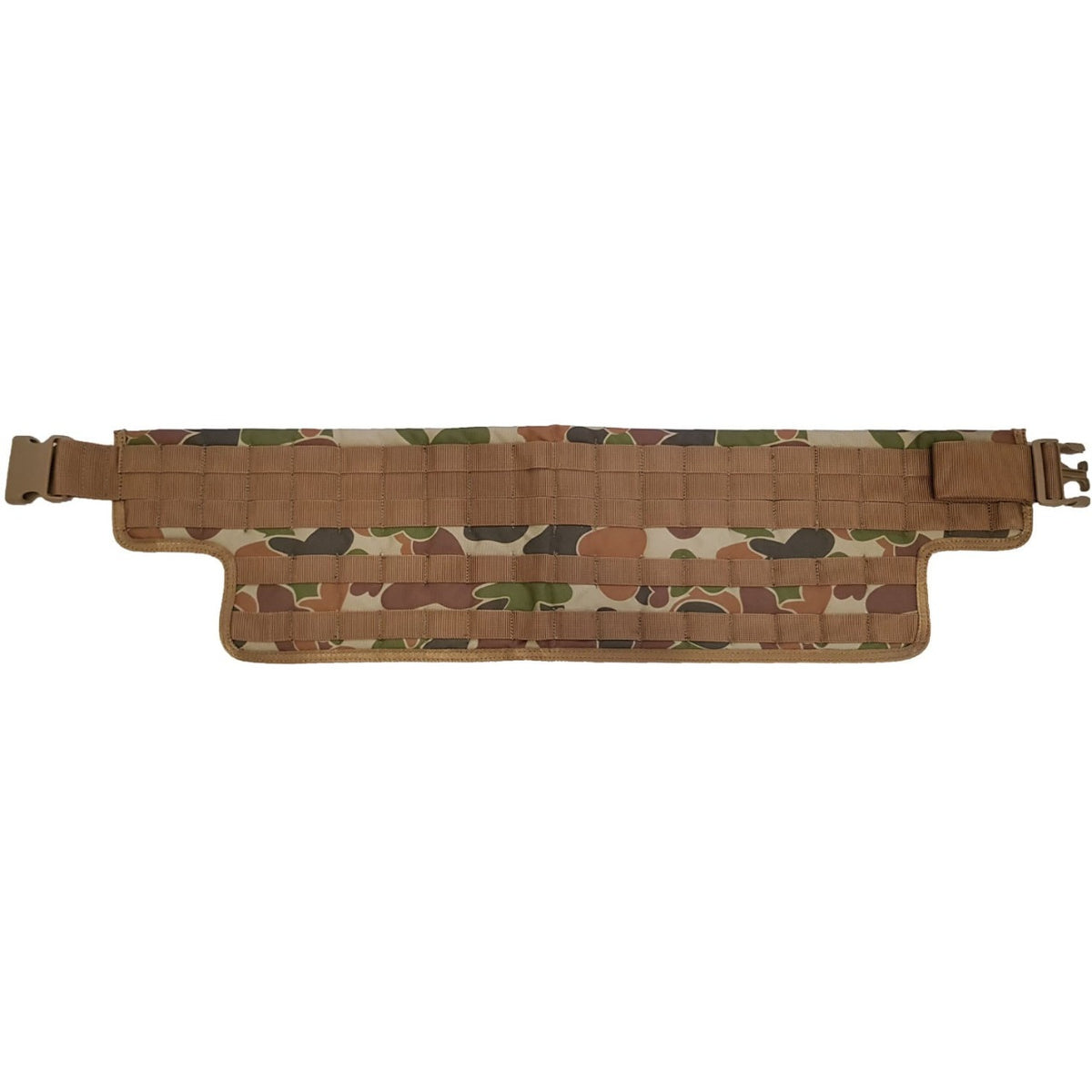 Heavy duty 900D 2 coats PU fabric  50mm adjustable clip + foam inner  Heavy duty webbing and fasteners  Minimum Size: 92cm  Maximum Size: 130cm