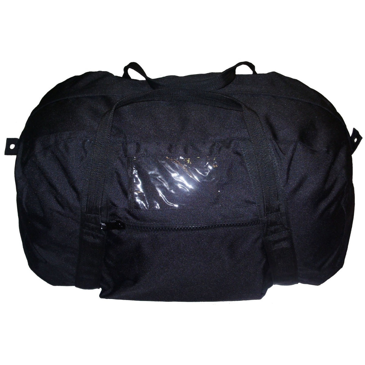 Full size military specification  Heavy duty 900D 2 coats PU fabric  Heavy duty waterproof PVC base  Heavy duty webbing  Storm flap over zipper  Reinforced stress points  Clear PVC ID sleeve