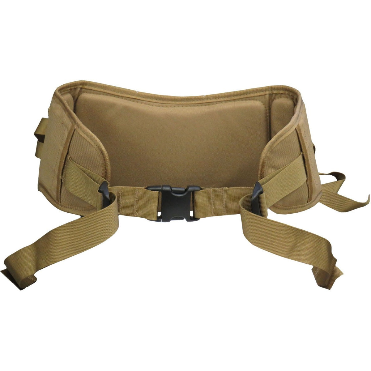 Made from 900D double polyurethane waterproof coated fabric.  Lightweight yet durable waist/hip belt