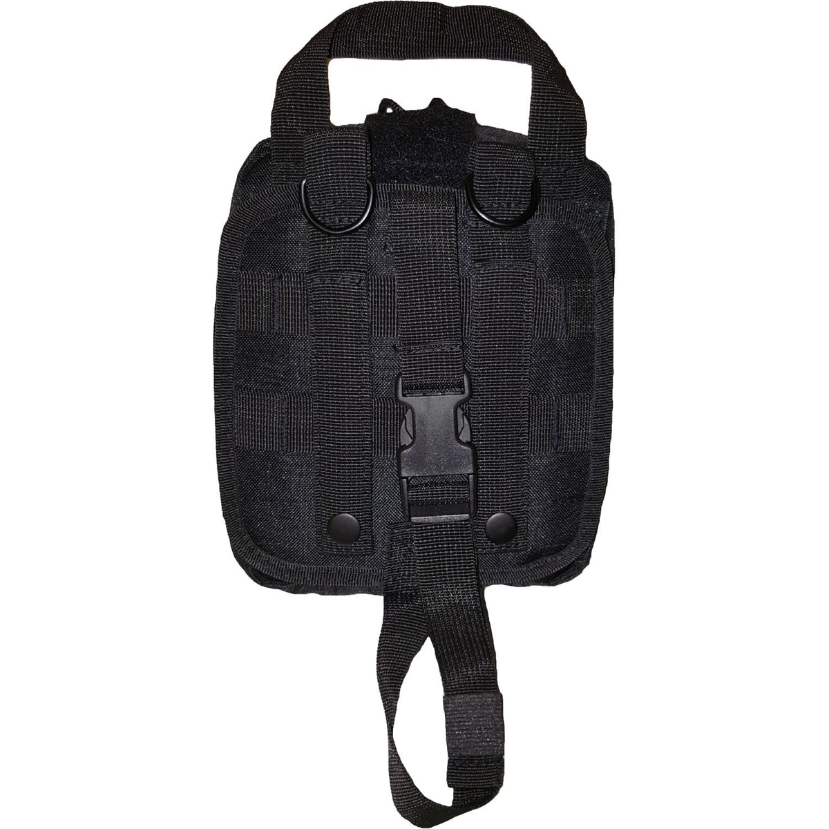 Great for bugout bags!  Emergency Medical Technician Pouch  Gear loops  Sleeve pocket  Elasticised sewn loops to hold medical gear  Sewn in flip out extendable mesh pocket which can be used as a emergency work area  20x16x8cm