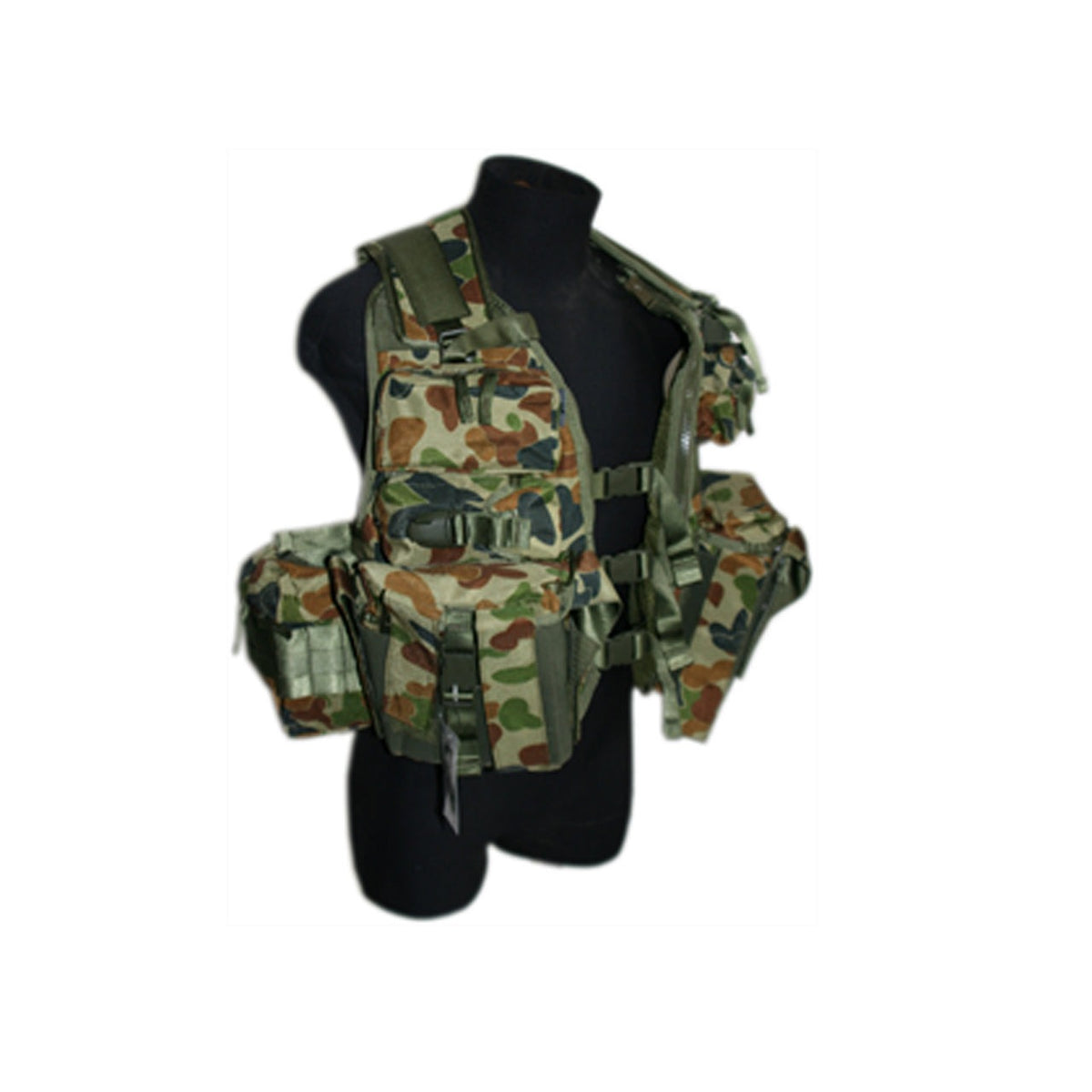 Nothing beats a good vest in the field and this assault vest won't disappoint.  This vest has many pockets for magazines and equipment for all your outdoor requirements.  Cadets out on patrol and doing bush activities will love this vest and it's adjustable straps means it's one size fits all. www.moralepatches.com.au