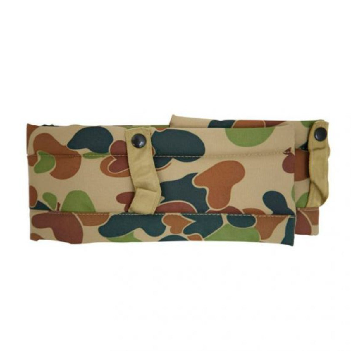 Heavy duty 900D 2 coats PU fabric  Stitched through design  Belt fastners  Small: 79cm  Weight: 200g  Medium: 91cm  Weight: 250g