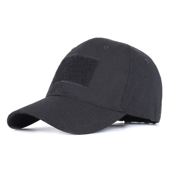 100% Acrylic  Velcro Adjustable   Velcro patch can be mounted on the front, top and back  patch size on front is 7.8x5cm  patch size on top is 2.5x2.5cm  patch size on back is 9x2.5cm