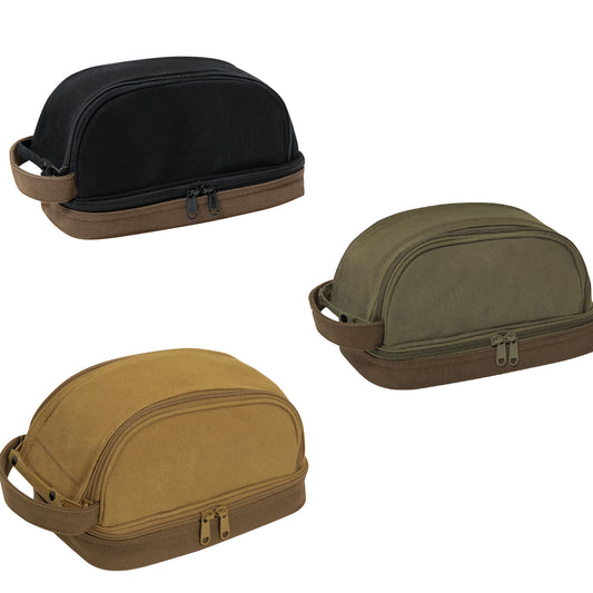 Rothco’s Deluxe Canvas Toiletry Kit Is Equipped With A Carry Handle, Multiple Compartments, And Mesh Pockets To Keep Your Travel Essentials Organized For Easy Access While On The Go. www.moralepatches.com.au