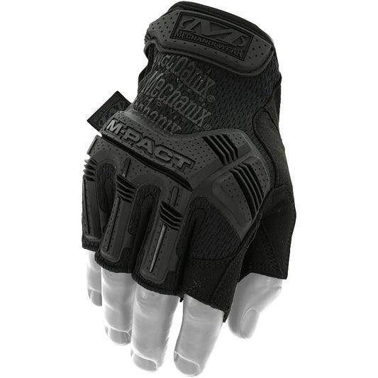 Thermoplastic Rubber (TPR) impact protection meets EN 13594 impact standard. Thermoplastic Rubber (TPR) closure provides a secure fit to your wrist. Breathable TrekDry® keeps hands cool and comfortable. Armortex® palm reinforcement. Fingerless design delivers maximum dexterity. D3O® palm padding absorbs and dissipates high-impact energy. Durable synthetic leather palm. Nylon carrier loops. Machine washable