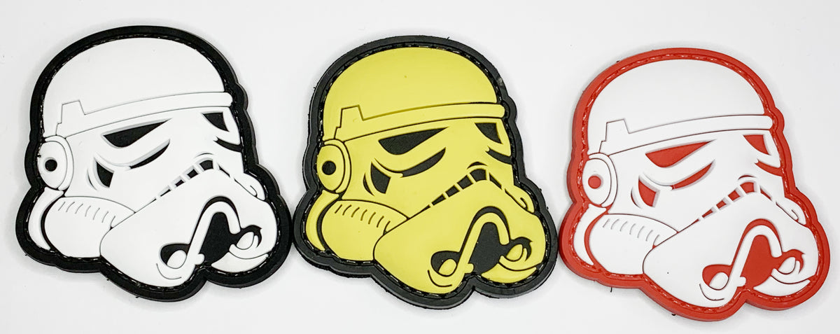 Trooper Head PVC Patch, Velcro backed Badge. Great for attaching to your field gear, jackets, shirts, pants, jeans, hats or even create your own patch board.  Size: 6x6cm  moralepatches.com.au