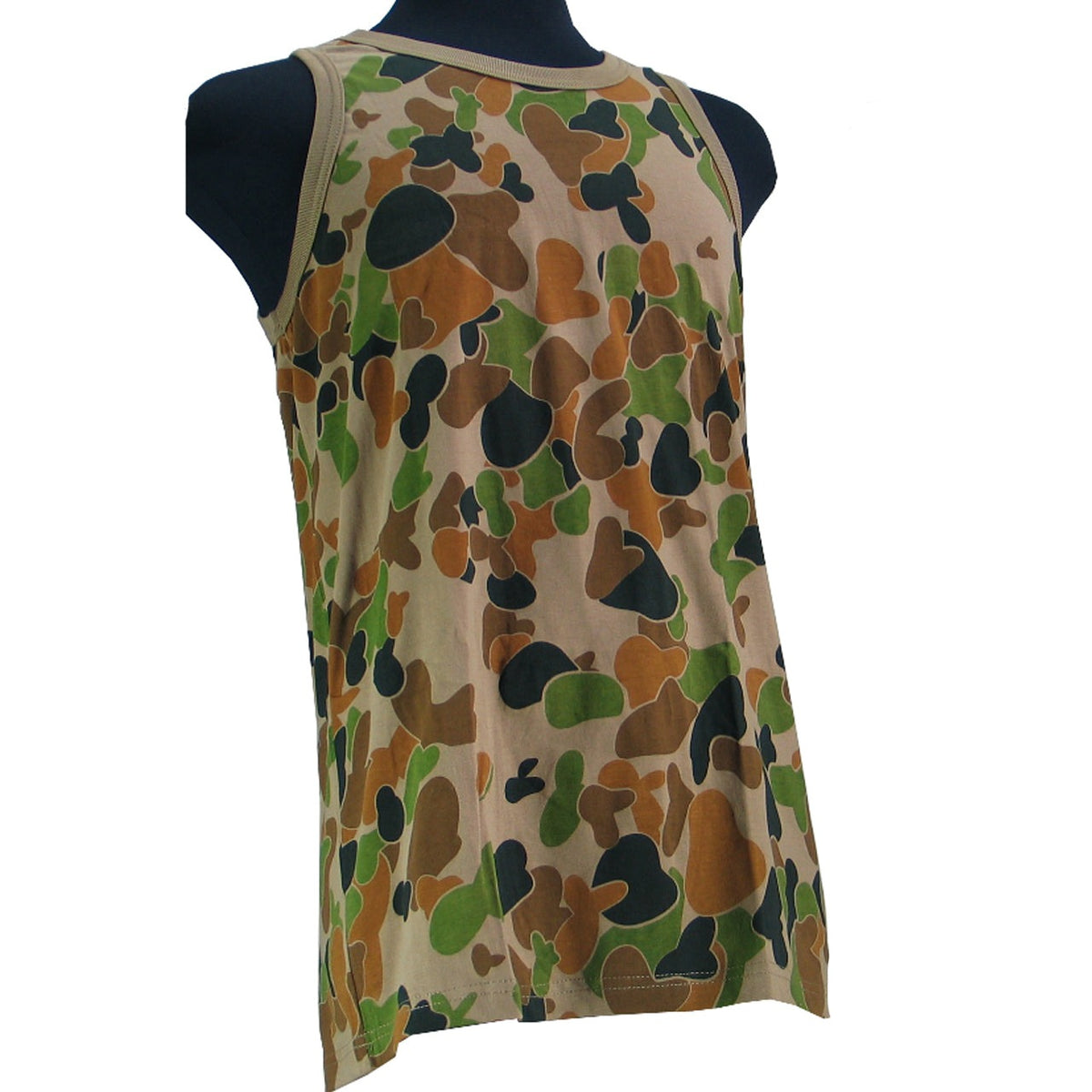These lightweight 100% cotton singlets are great both around town or out in the bush. Made  from a natural fibre they do not retain odors as readily as synthetic materials and are breathable.  In summer a singlet with a light weight shirt is a good way to deal with the heat. Great for wearing under shirts or on their own. www.moralepatches.com.au