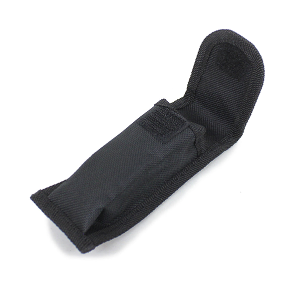 Small knife pouch made of heavy duty fabric with a velcro close and a fabric attachment on the back Small size Heavy duty fabric Velcro close Fabric attachment 12x3.5x2.5cm www.moralepatches.com.au