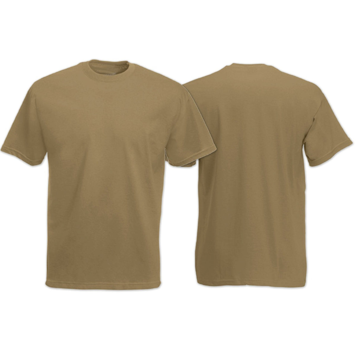 100% Cotton Undershirt Khaki
