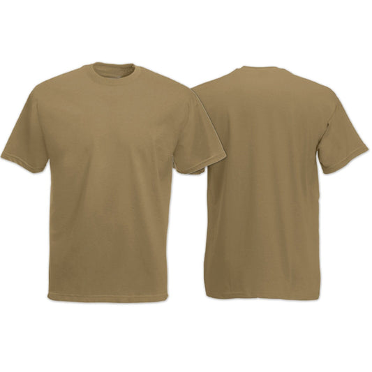 100% Cotton Undershirt Khaki