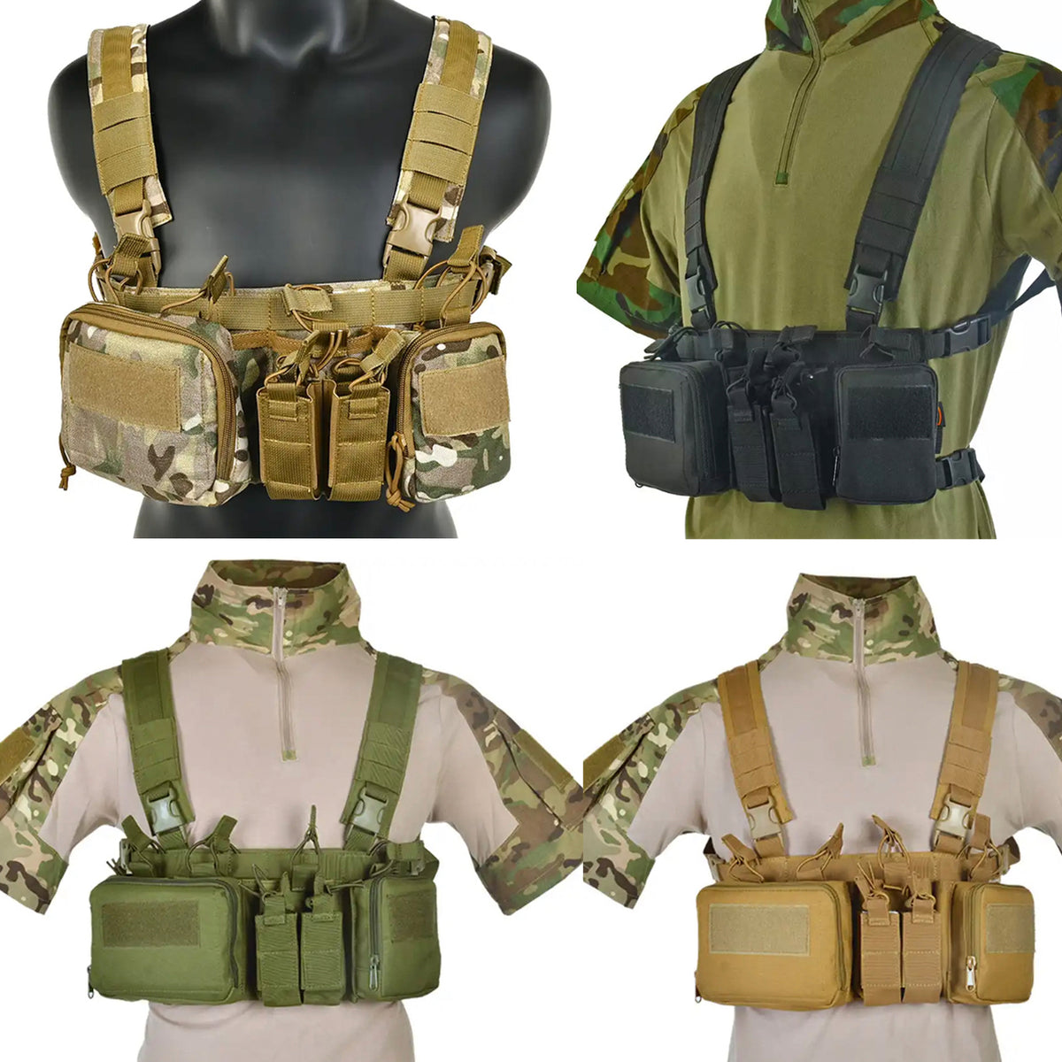 Defence Q Store Chest Rig X Harness The multi-functional assault MOLLE system combat vest is made of 600D waterproof oxford cloth. The fabric has high precision and strong functionality which is more suitable for outdoor activities. Great for Military, cadets, airsoft and other outdoor activities www.moralepatches.com.au